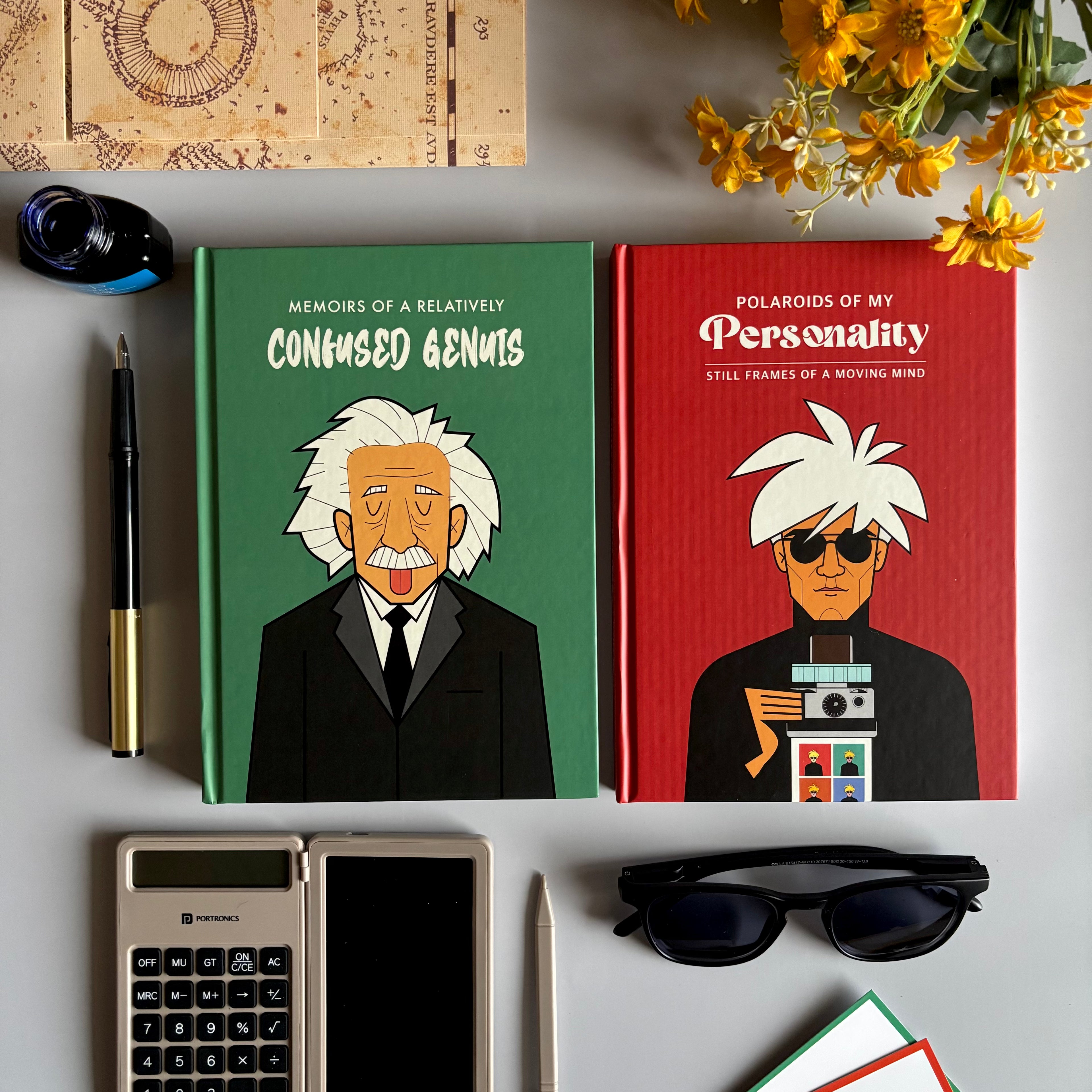 Messy Hair Genius | Notebook Pair