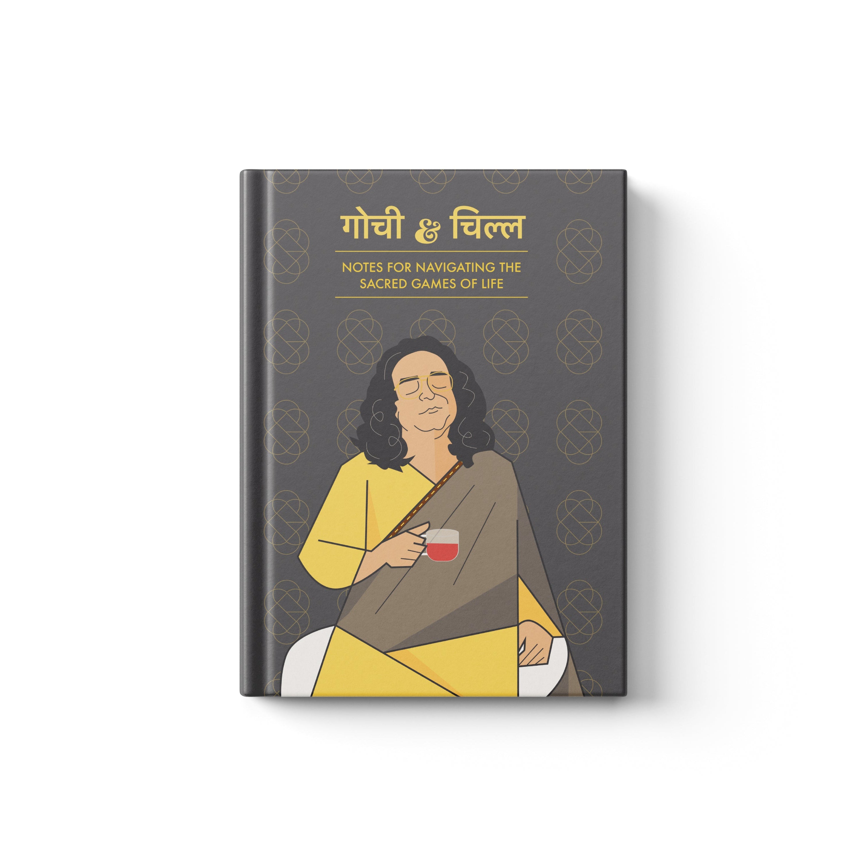 Sacred Games inspired notebook cover with Gochi and Netflix crime thriller design
