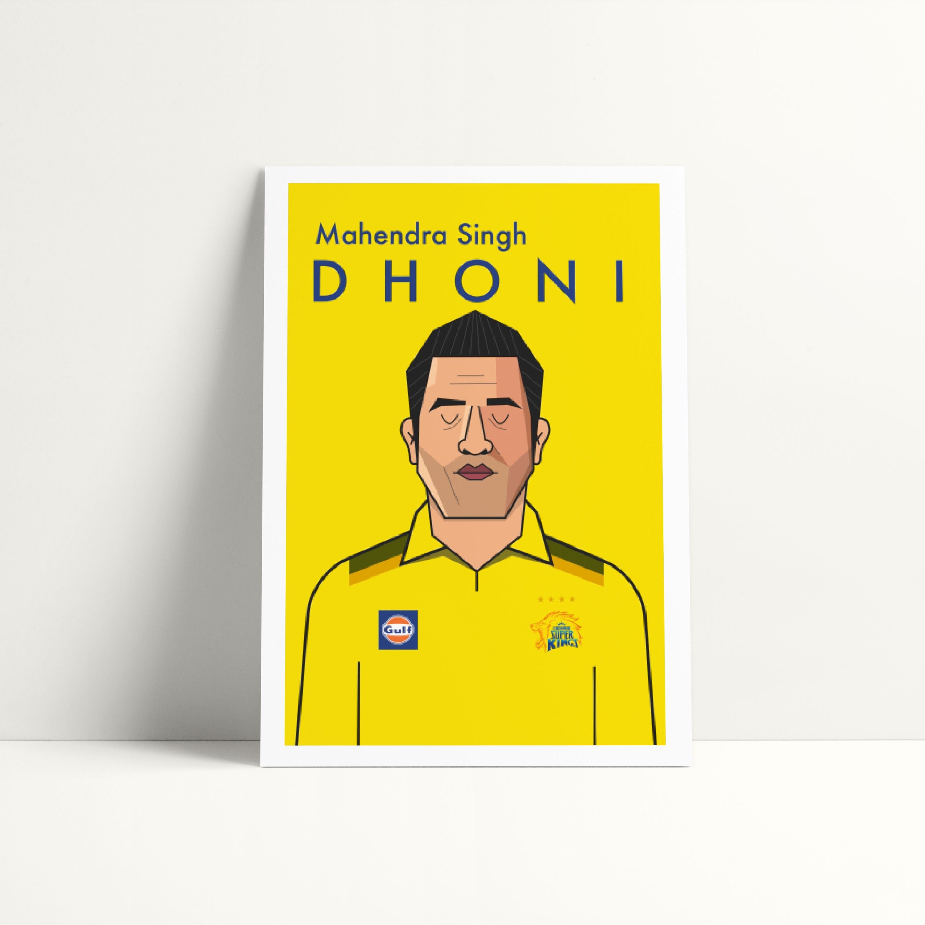 Mahendra Singh Dhoni - monkart.co