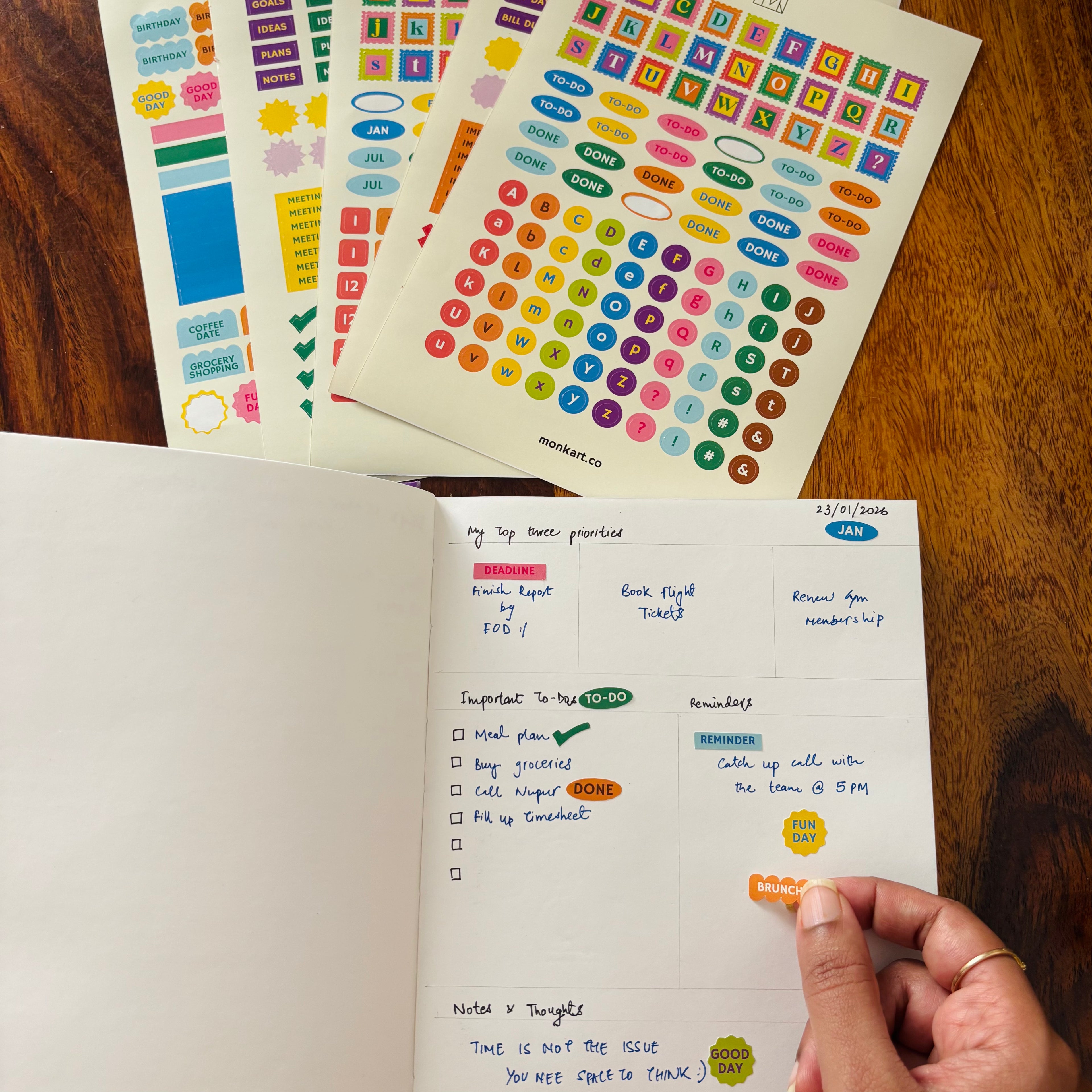 Planning Stickers | 5 Sheets