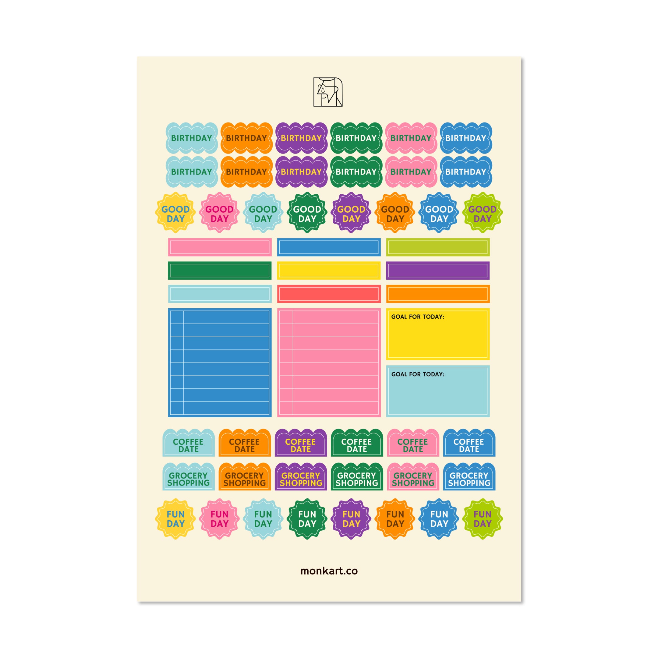 Planning Stickers | 5 Sheets