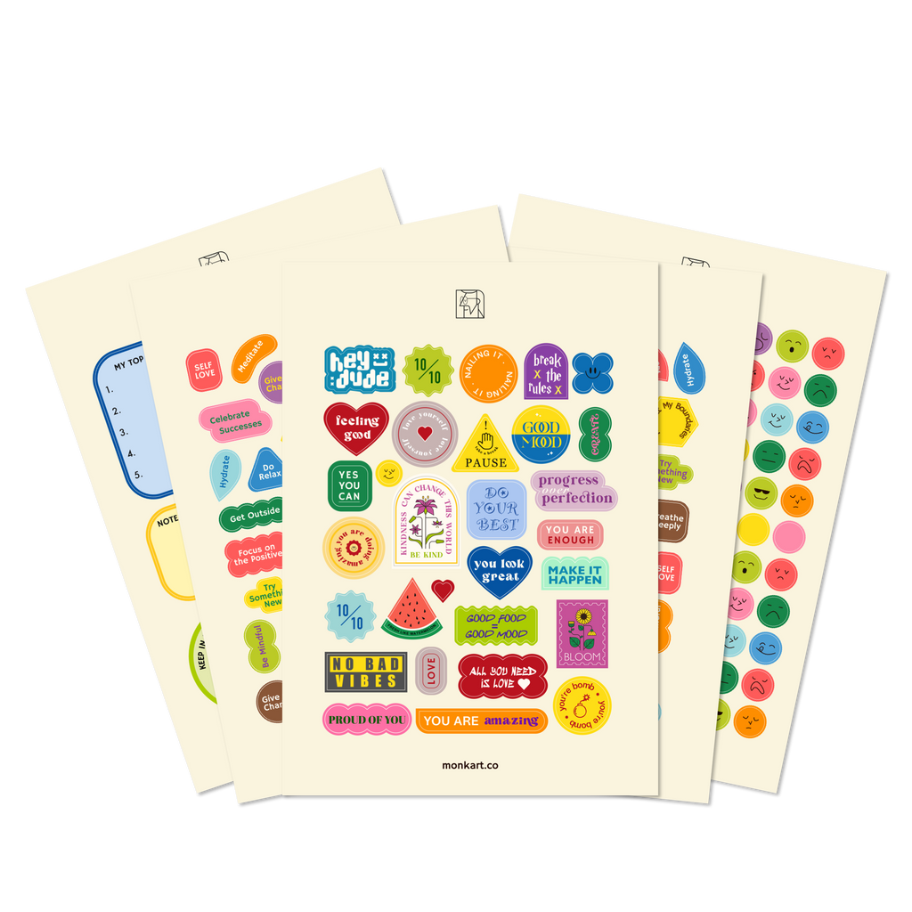 Journaling Stickers | 5 Sheets