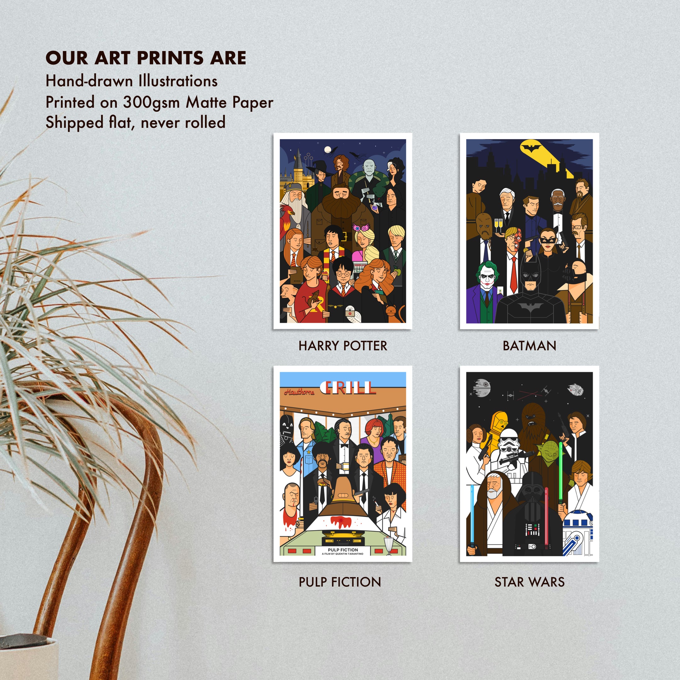Moviebuff Posters | Pack of 4