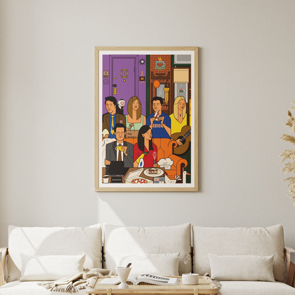 Squad Goals Framed Art | Set of 4