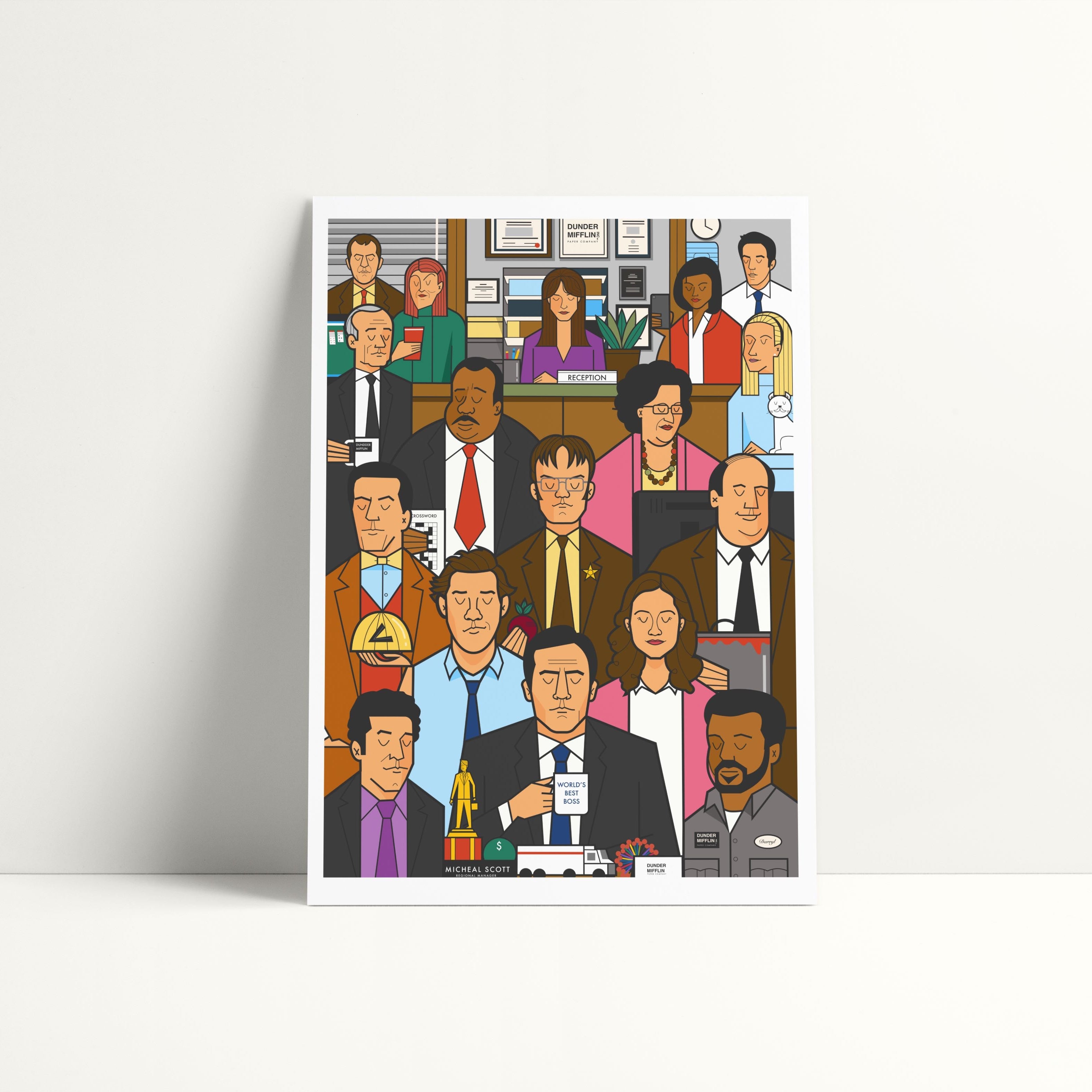 The Office- Dunder Mifflin - monkart.co